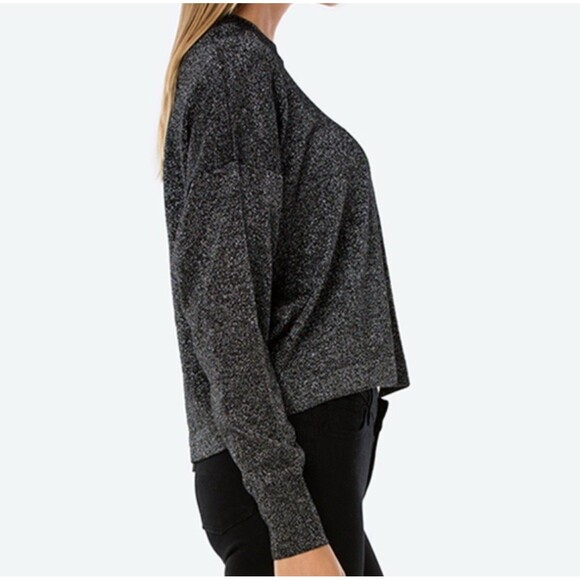 Levi’s Women’s Wool Blend Sparkly Shimmer Sweater Holiday Christmas New Year L - Picture 8 of 11